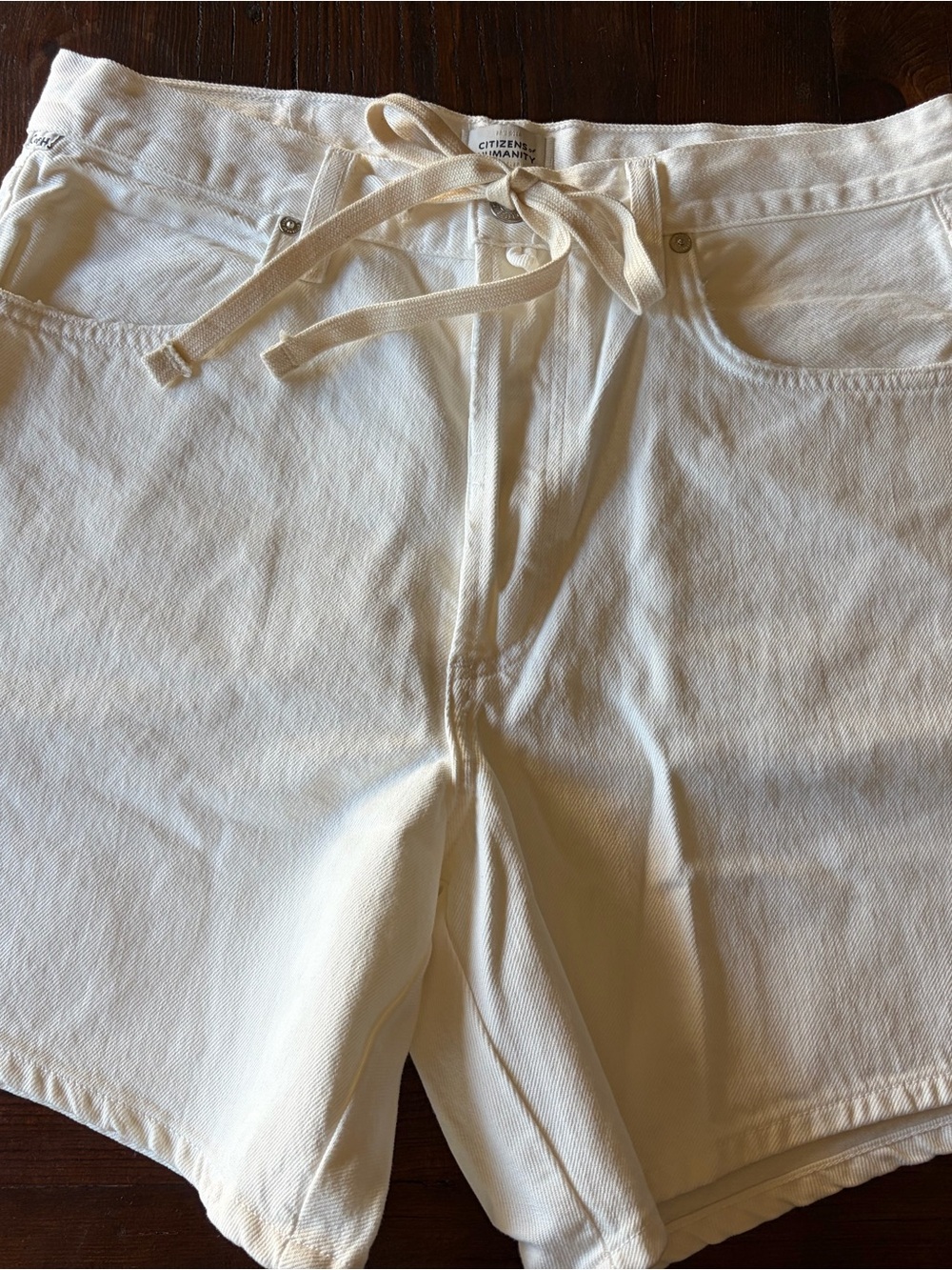 Citizens Of Humanity Brynn Drawstring Shorts 28 Fresco - Picture 4 of 7